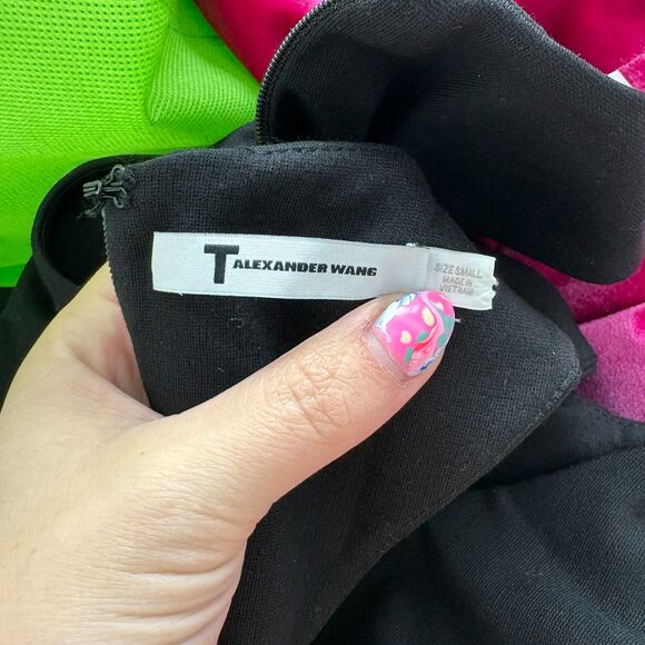 T Alexander Wang Cut-Out Scoop Neck Sleeveless Maxi Dress Black - Picture 6 of 11